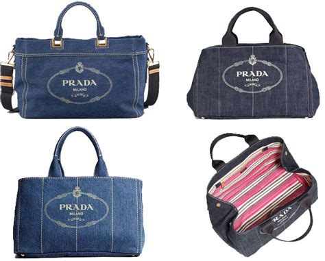 borsa prada denim